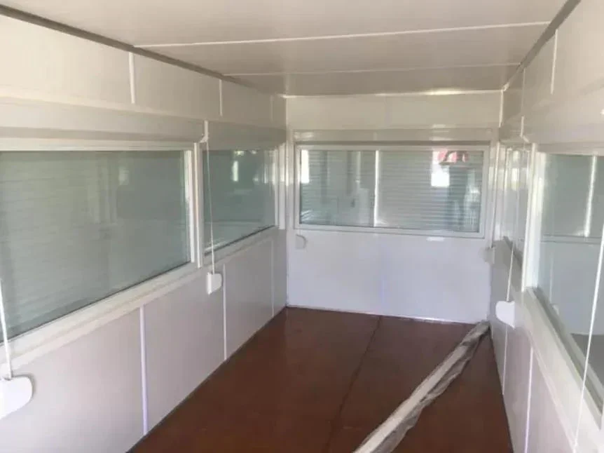 Contenedor de observación de 20 pies con ventanas panorámicas