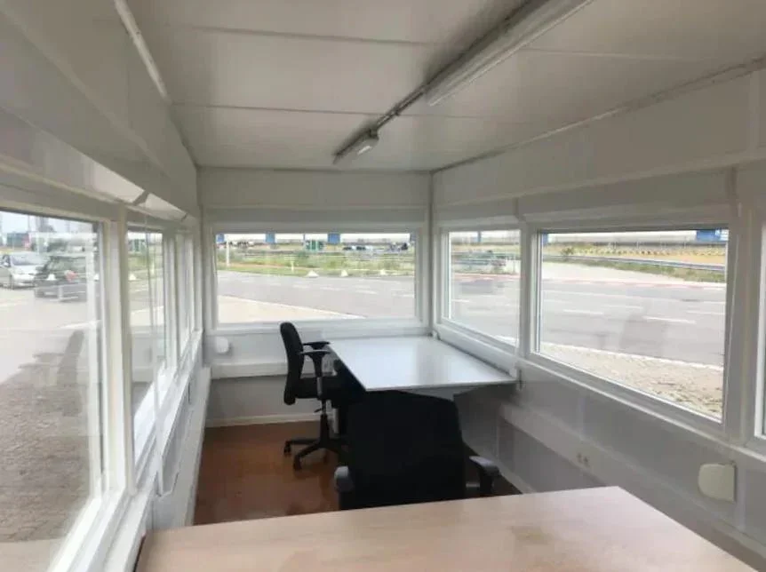 Contenedor de observación de 20 pies con ventanas panorámicas
