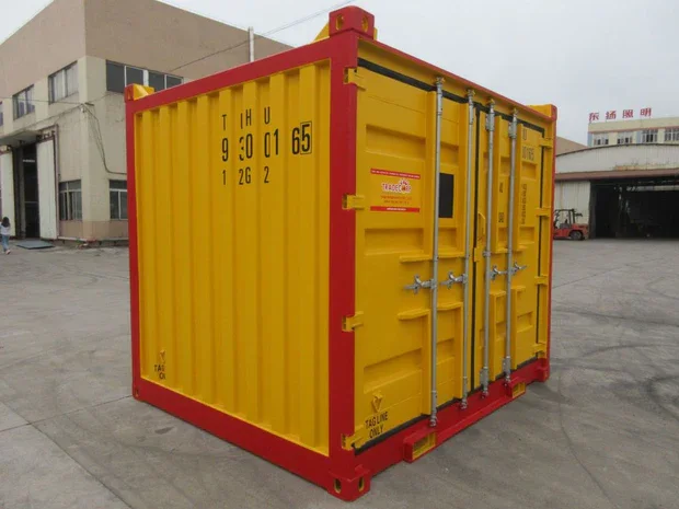 Contenedor offshore DNV 2.7-1 de 10 pies con lateral abierto