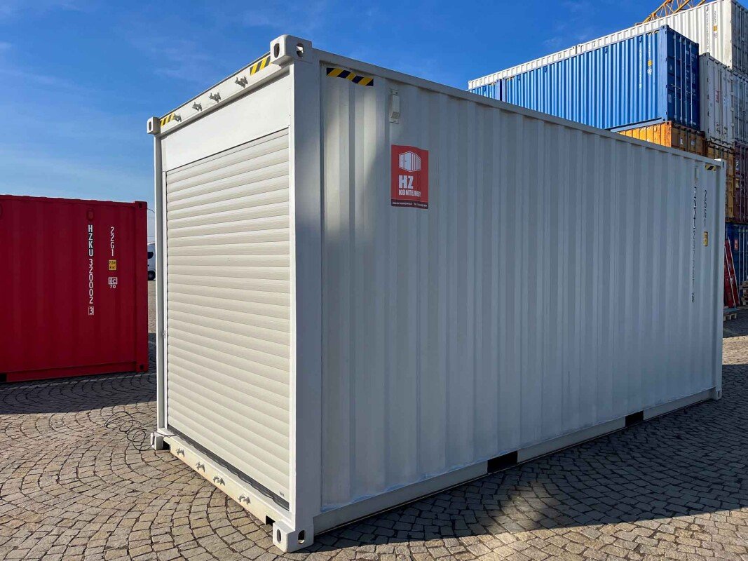 Contenedor 20 pies High Cube con puertas enrollables