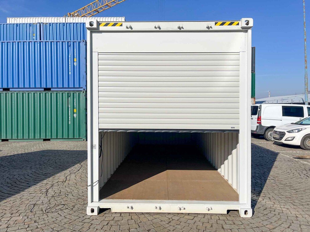 Contenedor 20 pies High Cube con puertas enrollables
