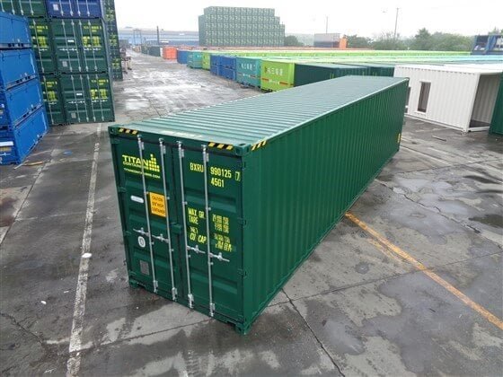 Contenedor de almacenaje 40 pies High Cube